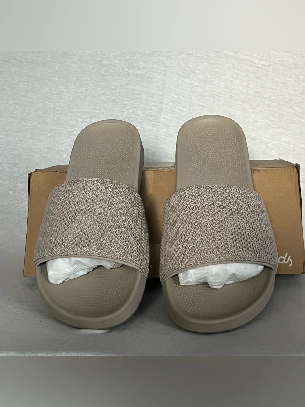 allbirds Mushroom Knit Slide Sandals